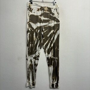 Young Fabulous & Broke Olive Tie-Dye Joggers